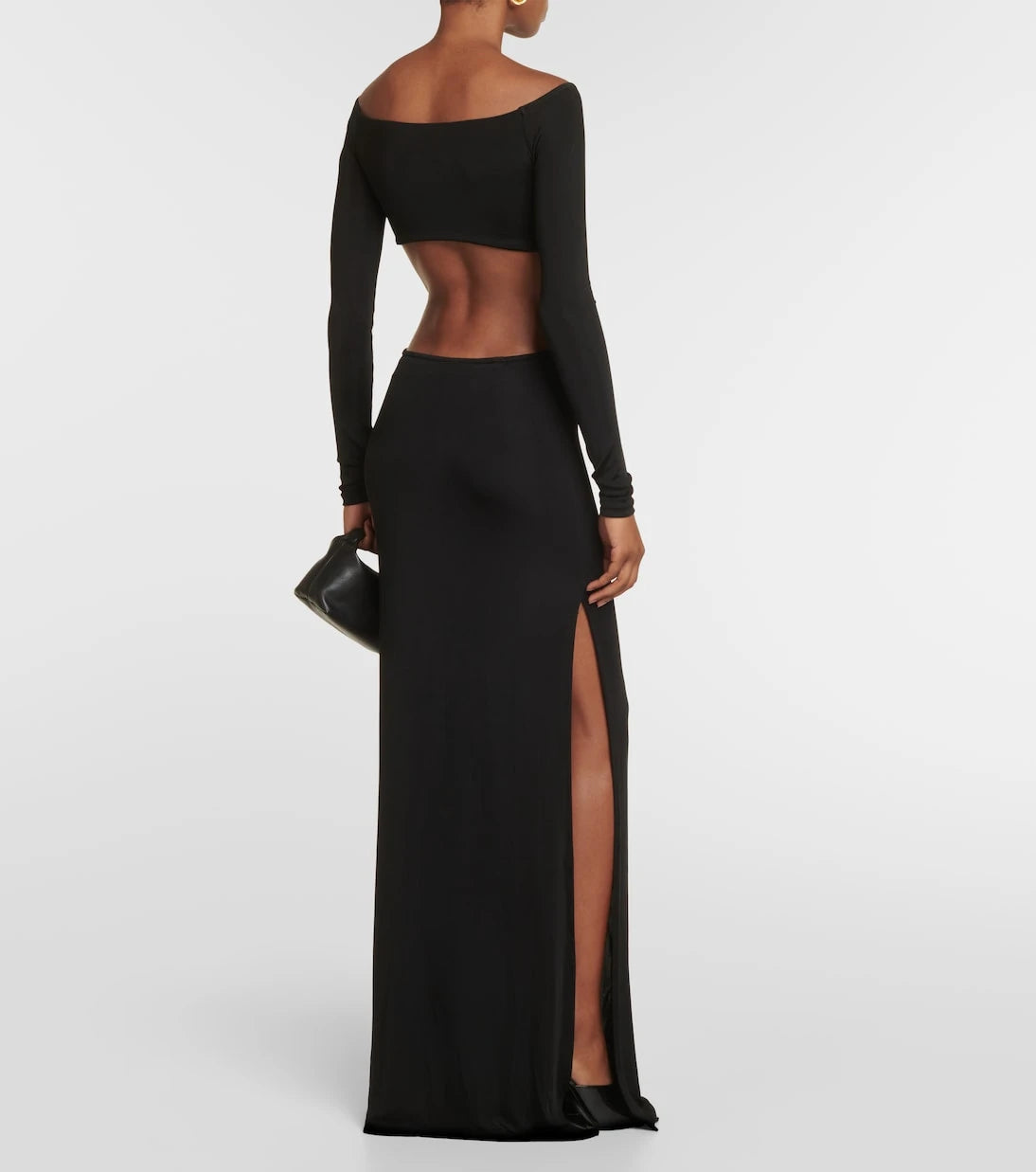 Louisa Ballou - Cutout jersey maxi dress