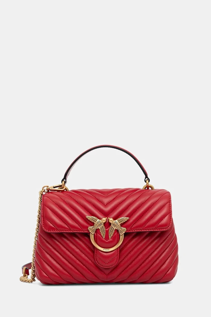 Pinko kadın deri crossbody çanta
