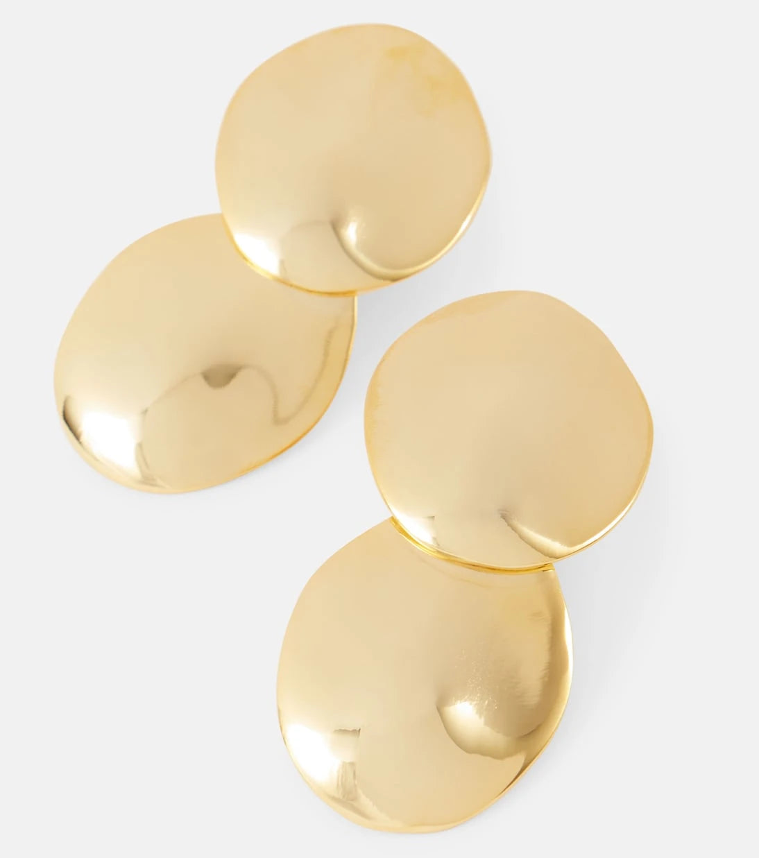 Jennifer Behr - Issey 18kt gold-plated drop earrings