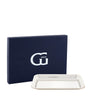 Greggio Silver Plated Georgian Rectangular Tray (20cm x 14cm)