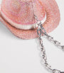Crystal Cowboy Hat Dakota Clutch Bag SLRMT ROSE MULTI