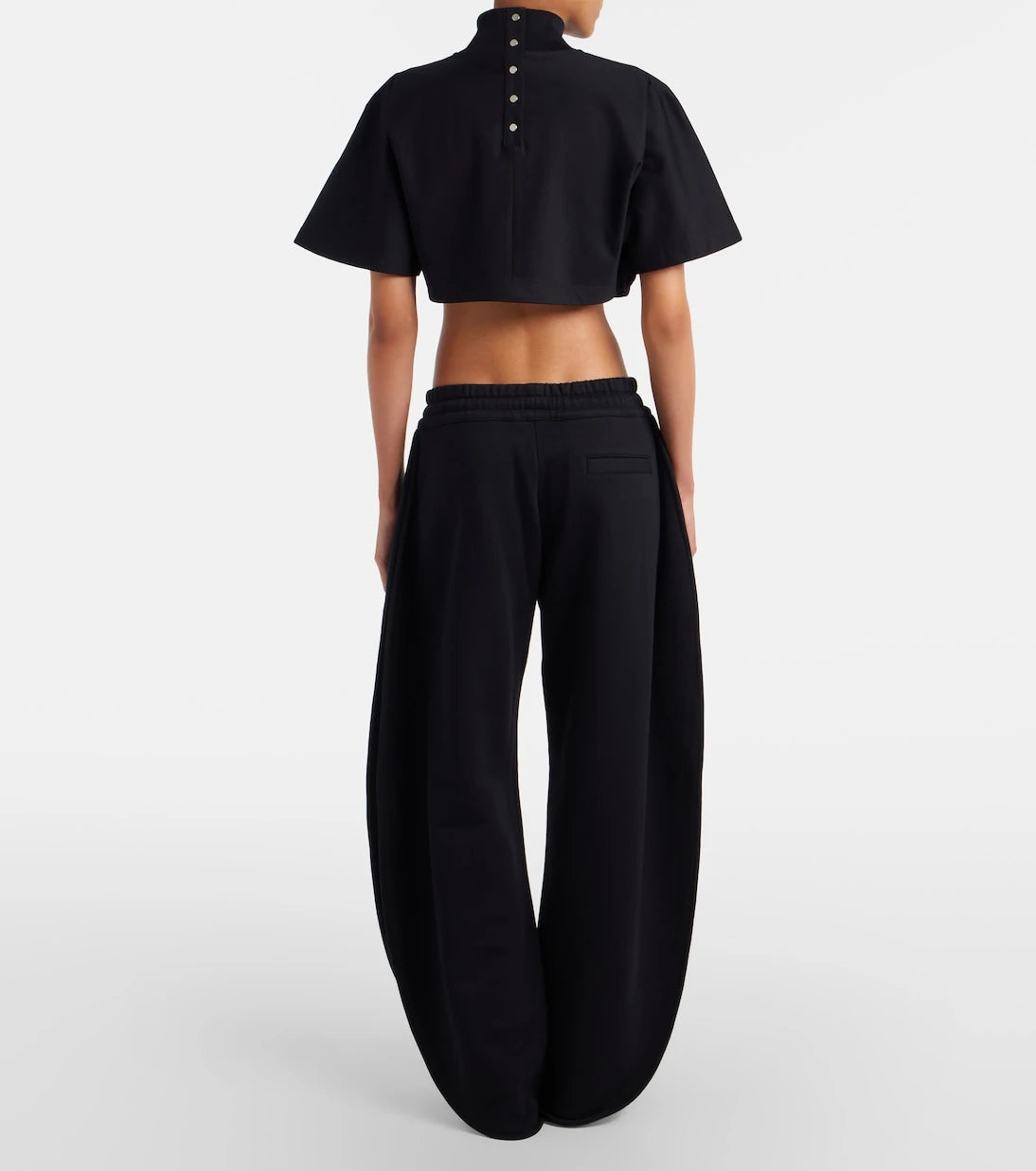 Alaïa - Cotton fleece sweatpants