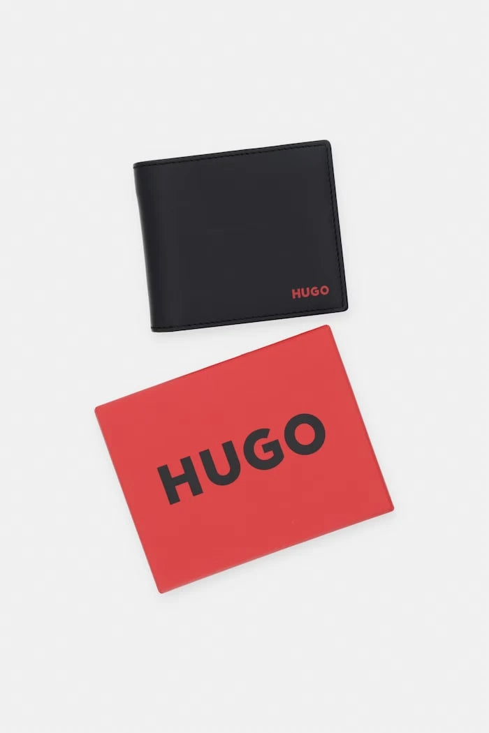 HUGO портфейл мъжки от кожа Tibby_2.0_4cc coin