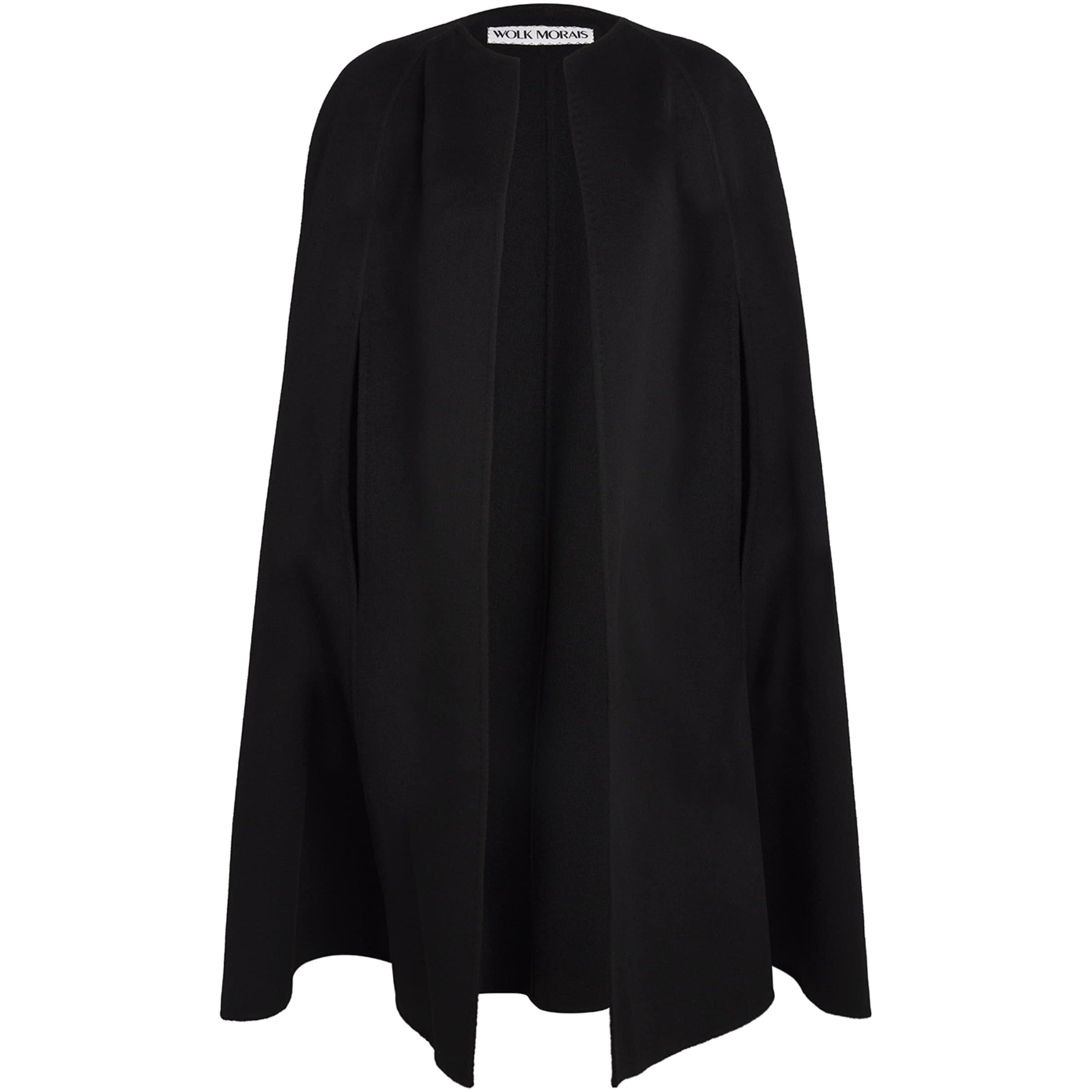 Wolk Morais Black Cashmere Monceau Cape