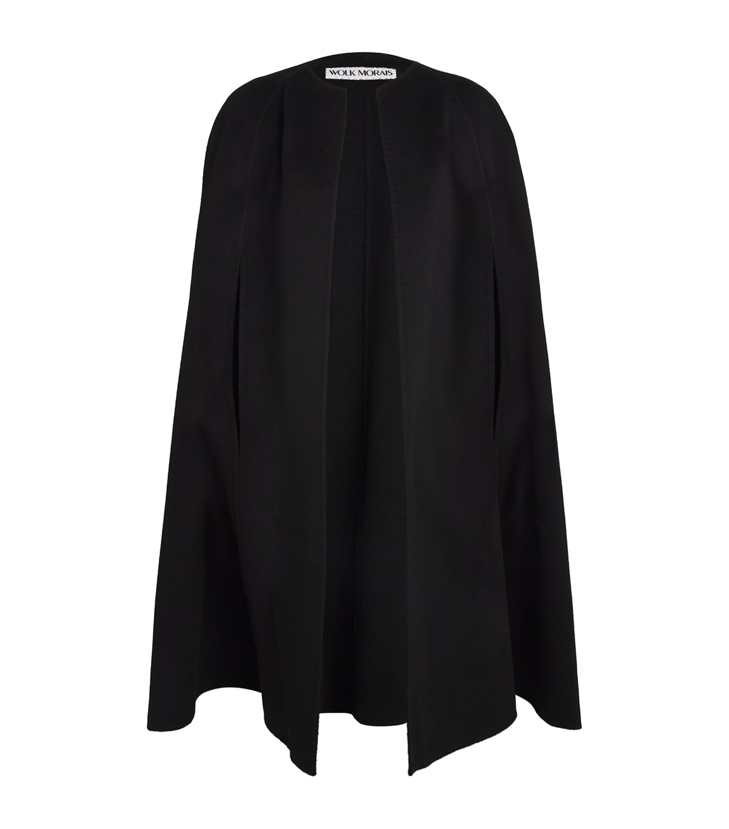 Wolk Morais Black Cashmere Monceau Cape