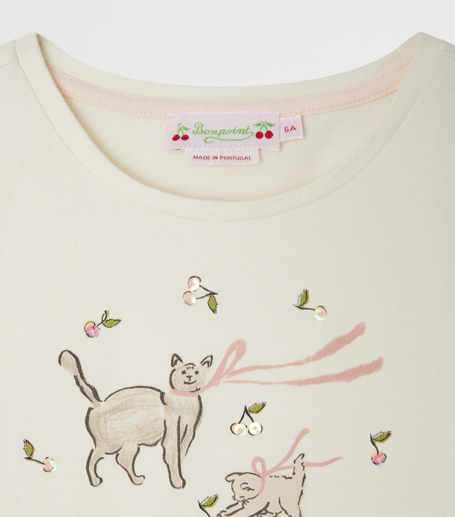 Bonpoint Cotton Printed T-Shirt (10-14 Years)