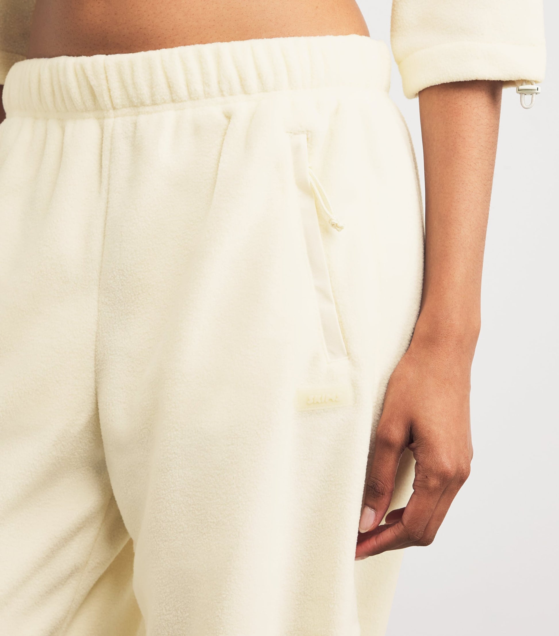 Fleece Straight Leg Sweatpants ECRU