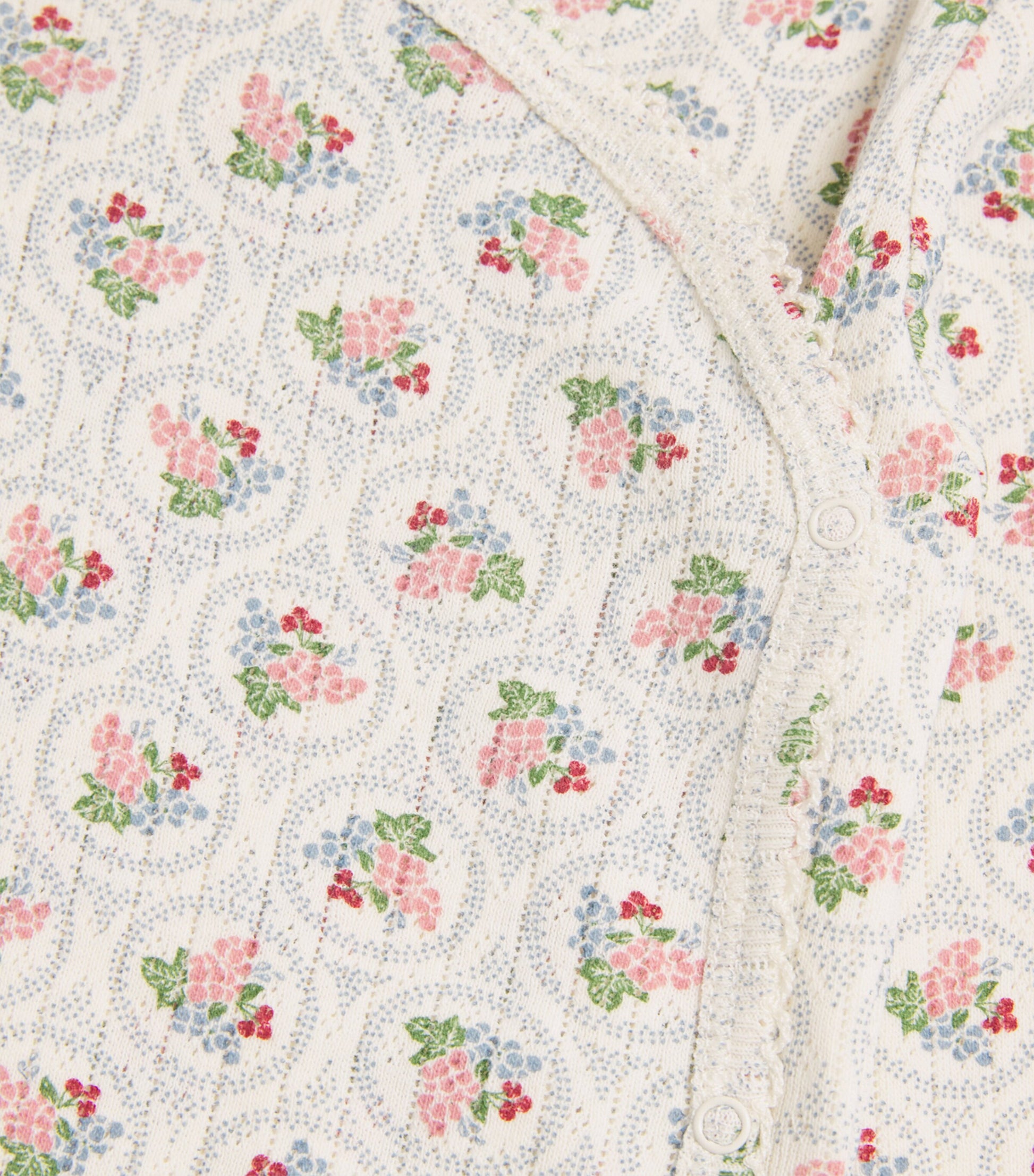 Cotton Floral Bodysuit (1-6 Months)