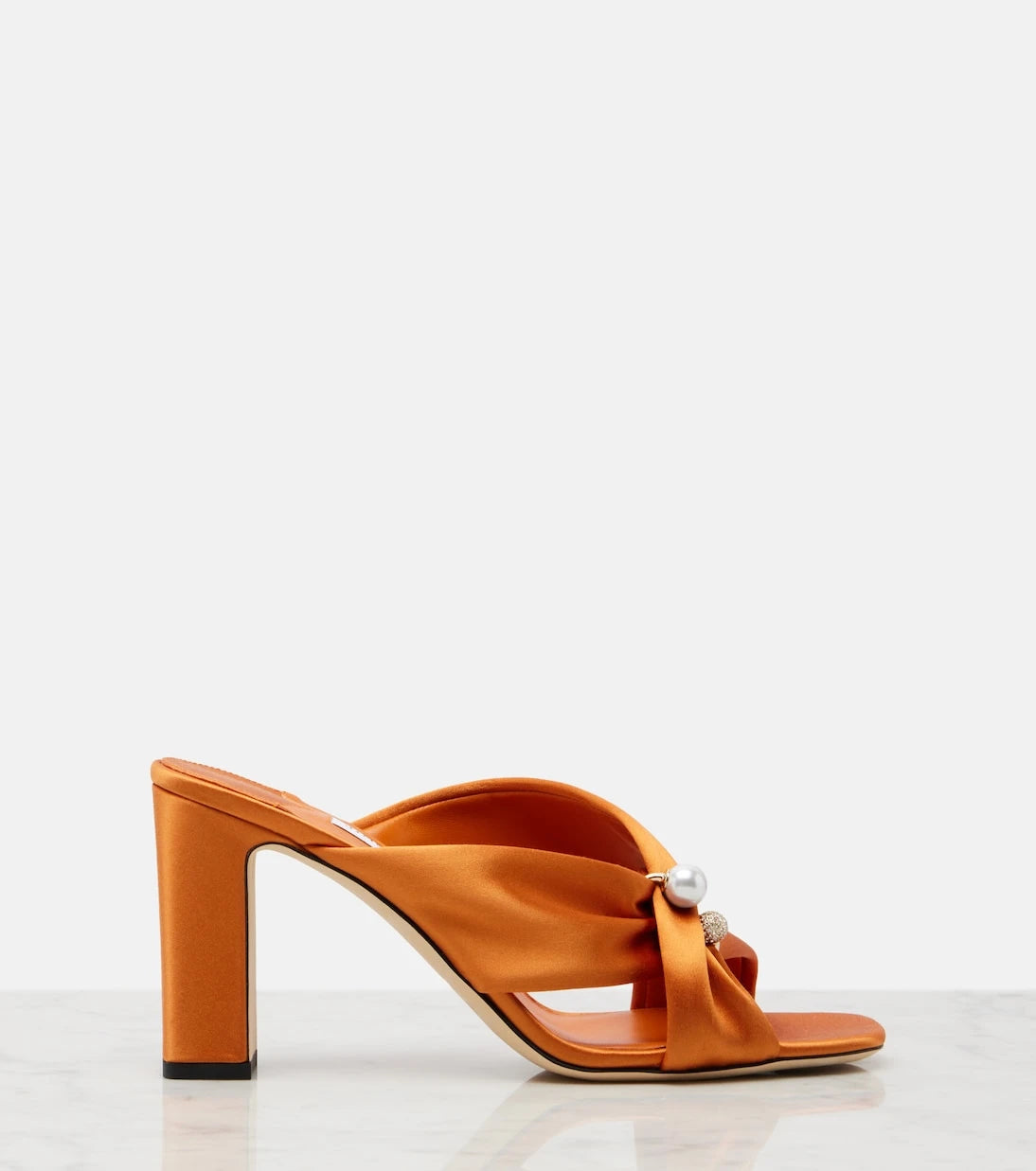 Jimmy Choo - Rafi embellished satin mules