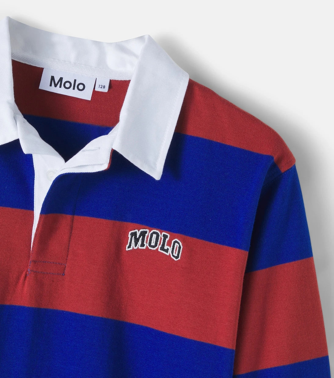 Molo - Relz striped cotton polo shirt