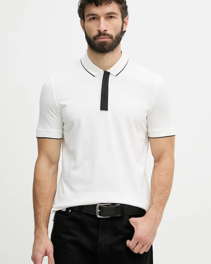 Armani Exchange erkek pamuklu polo yaka tişört