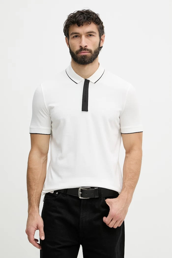 Armani Exchange erkek pamuklu polo yaka tişört