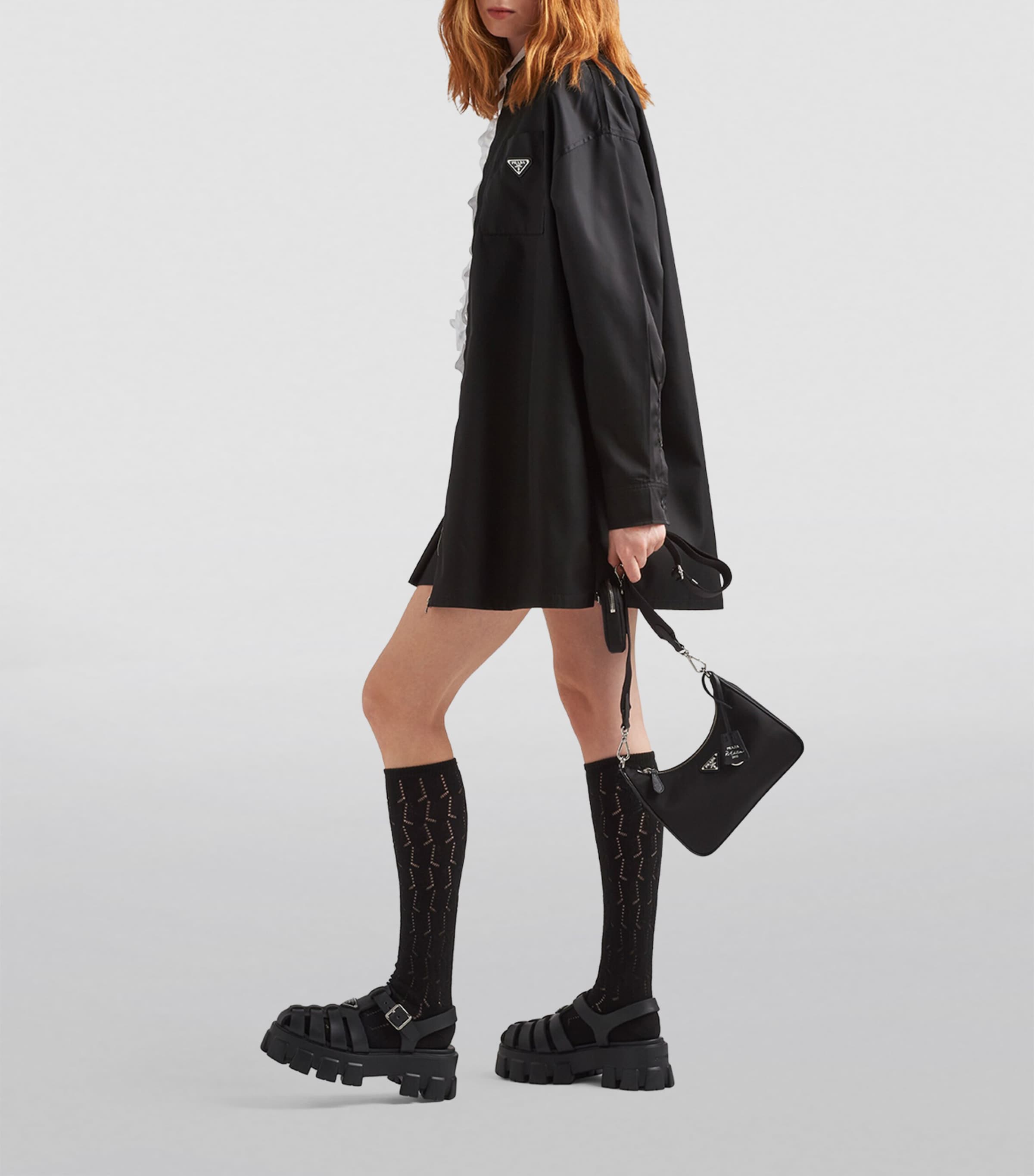 Prada Black Re-Nylon Re-Edition 2005 Shoulder Bag