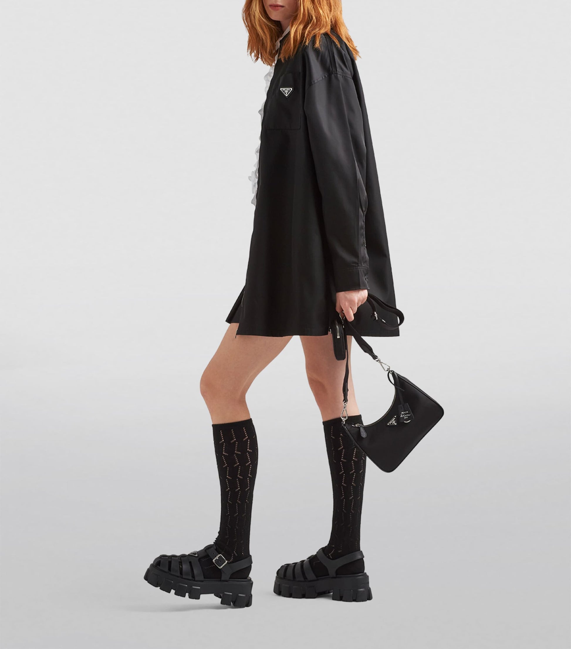 Prada Black Re-Nylon Re-Edition 2005 Shoulder Bag