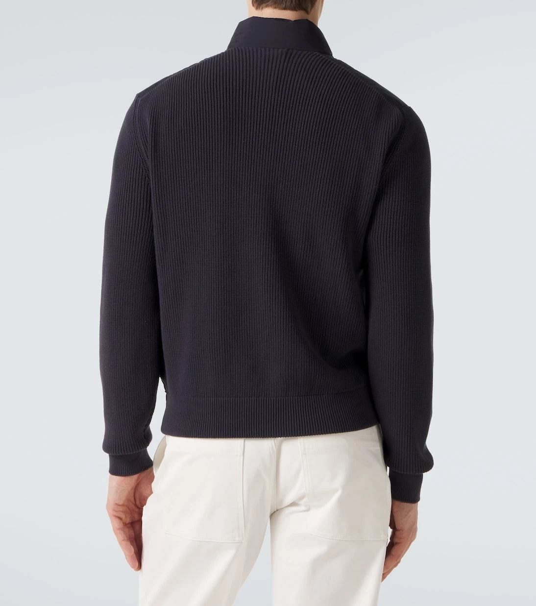 Moncler - Down-paneled cotton-blend cardigan