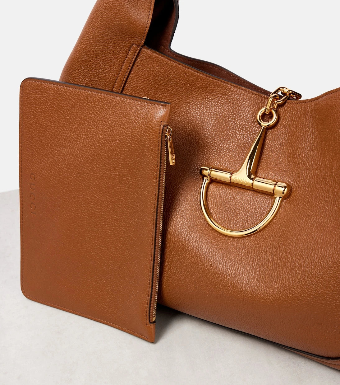 Gucci - Gucci Softbit Large leather shoulder bag