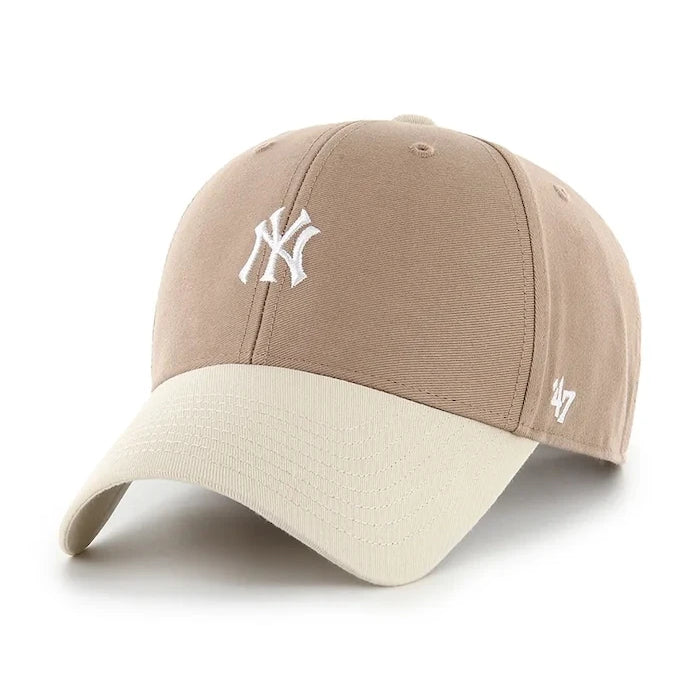 Памучна шапка с козирка 47 brand MLB New York Yankees