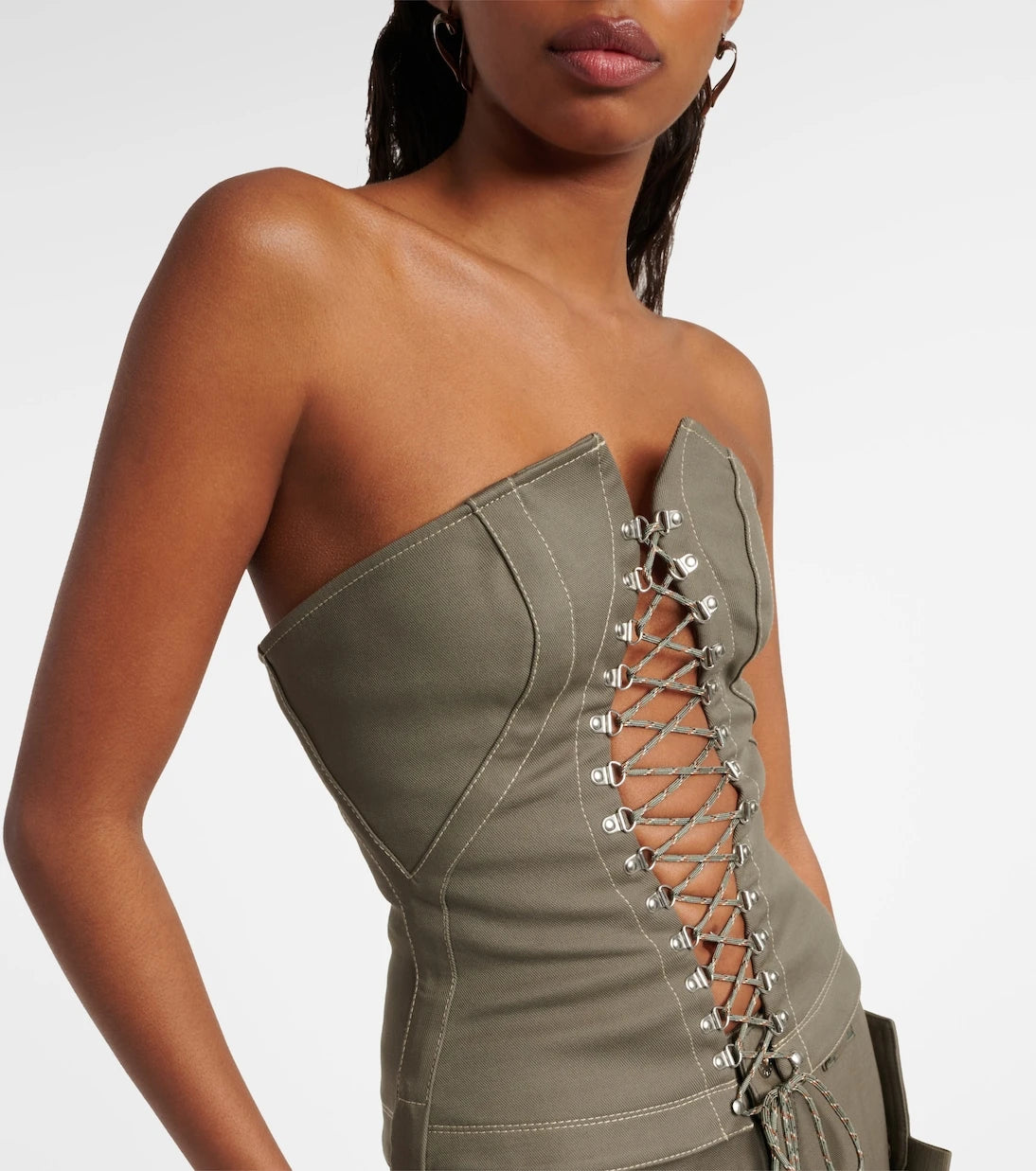 Dion Lee - Corset cotton top