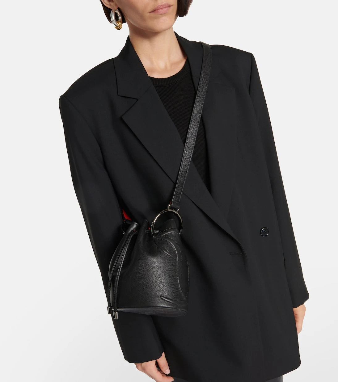 Christian Louboutin - By My Side leather bucket bag