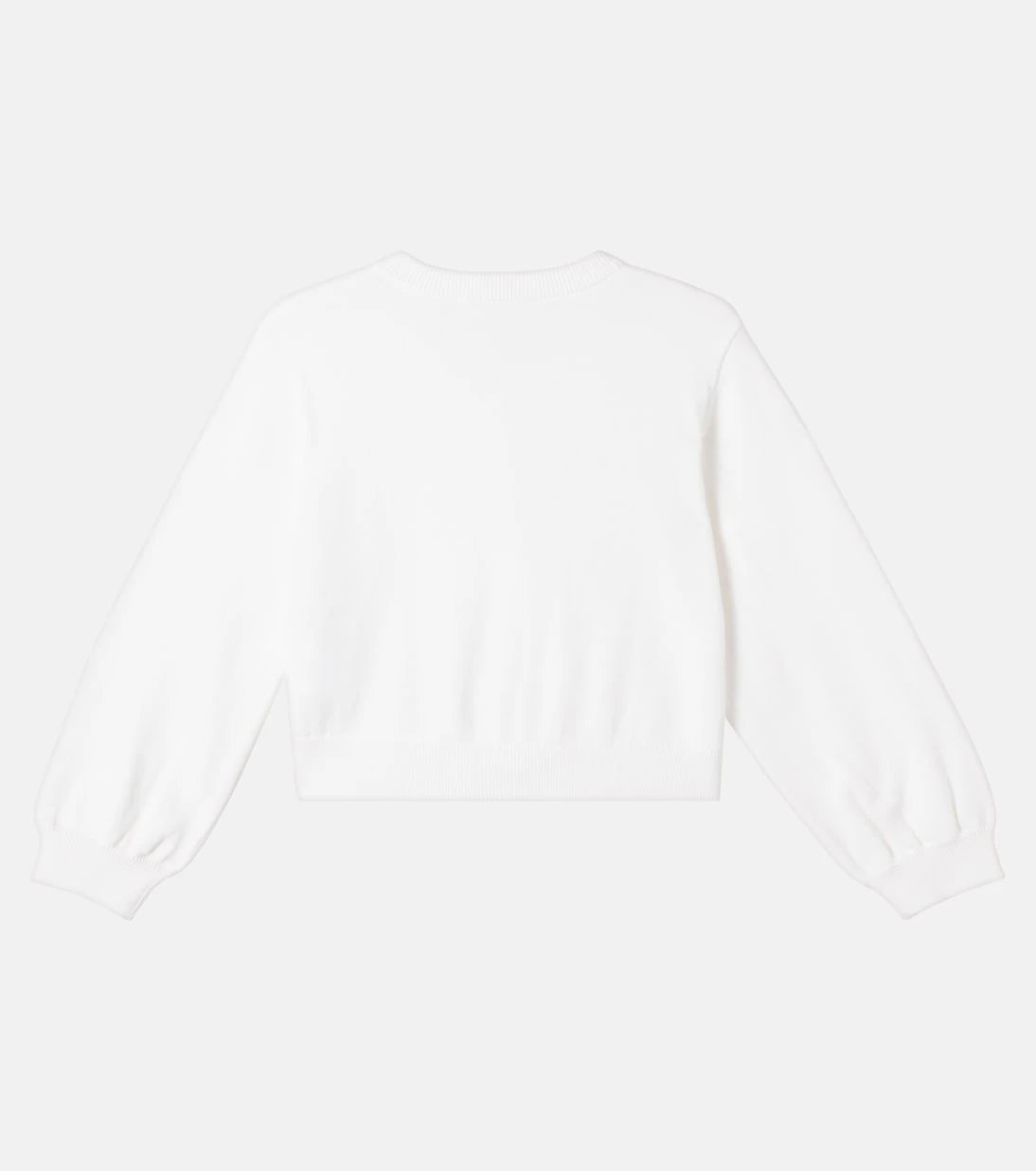 Stella McCartney Kids - Floral ruffled cotton cardigan