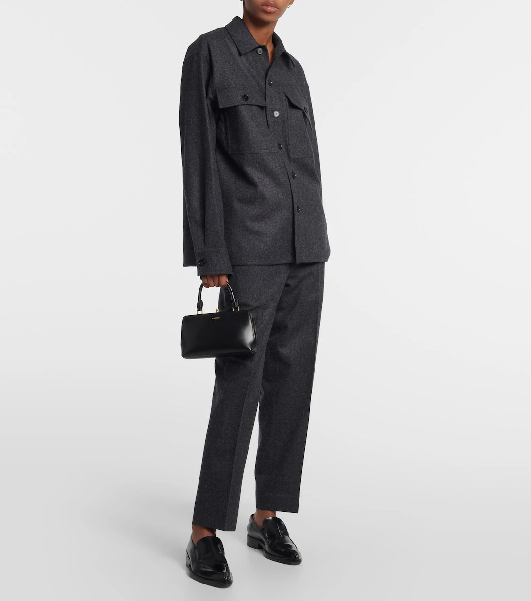 Jil Sander - Virgin wool straight pants