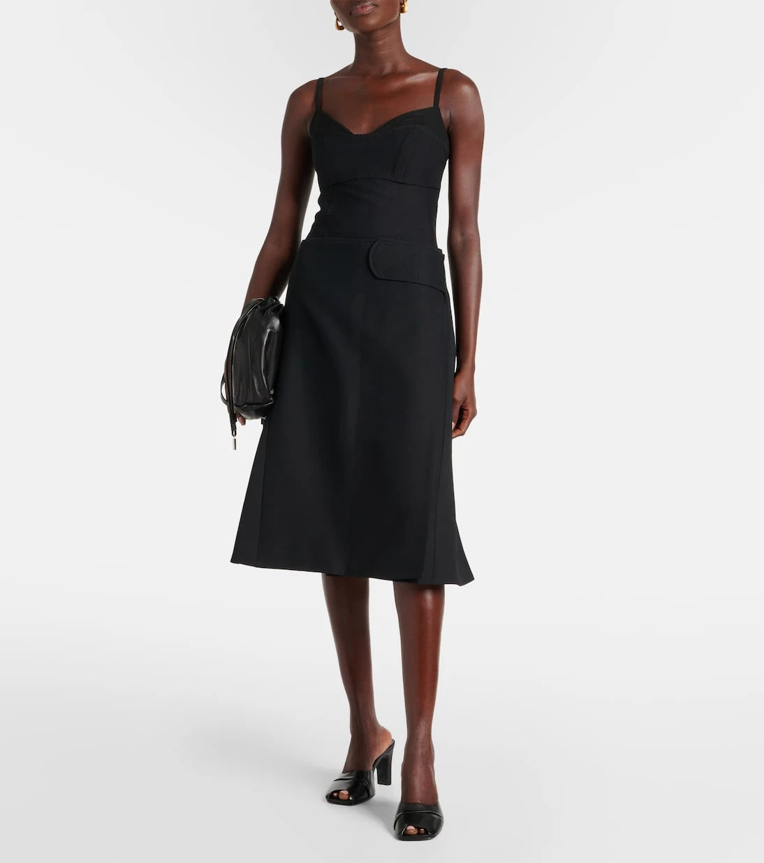 CO - A-line wrap skirt
