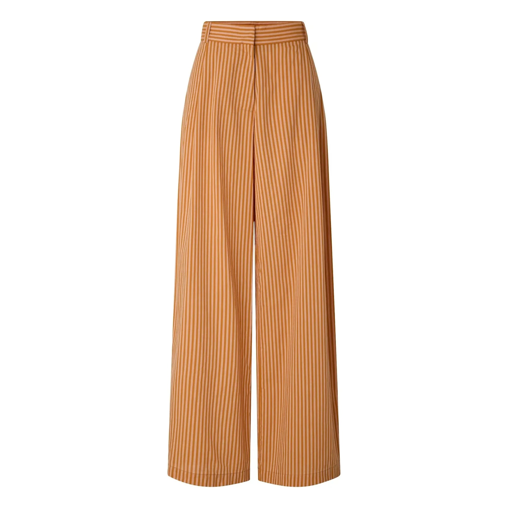Sessùn - Provencia Cotton Stripe Pants | Orange