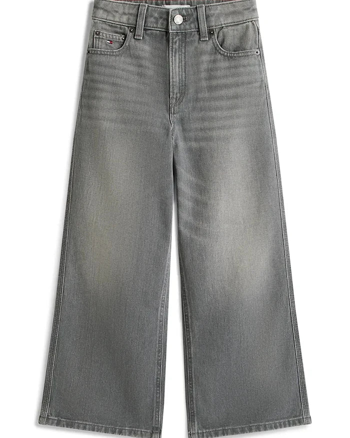 Tommy Hilfiger MABEL WIDE Çocuk Kot Pantolon
