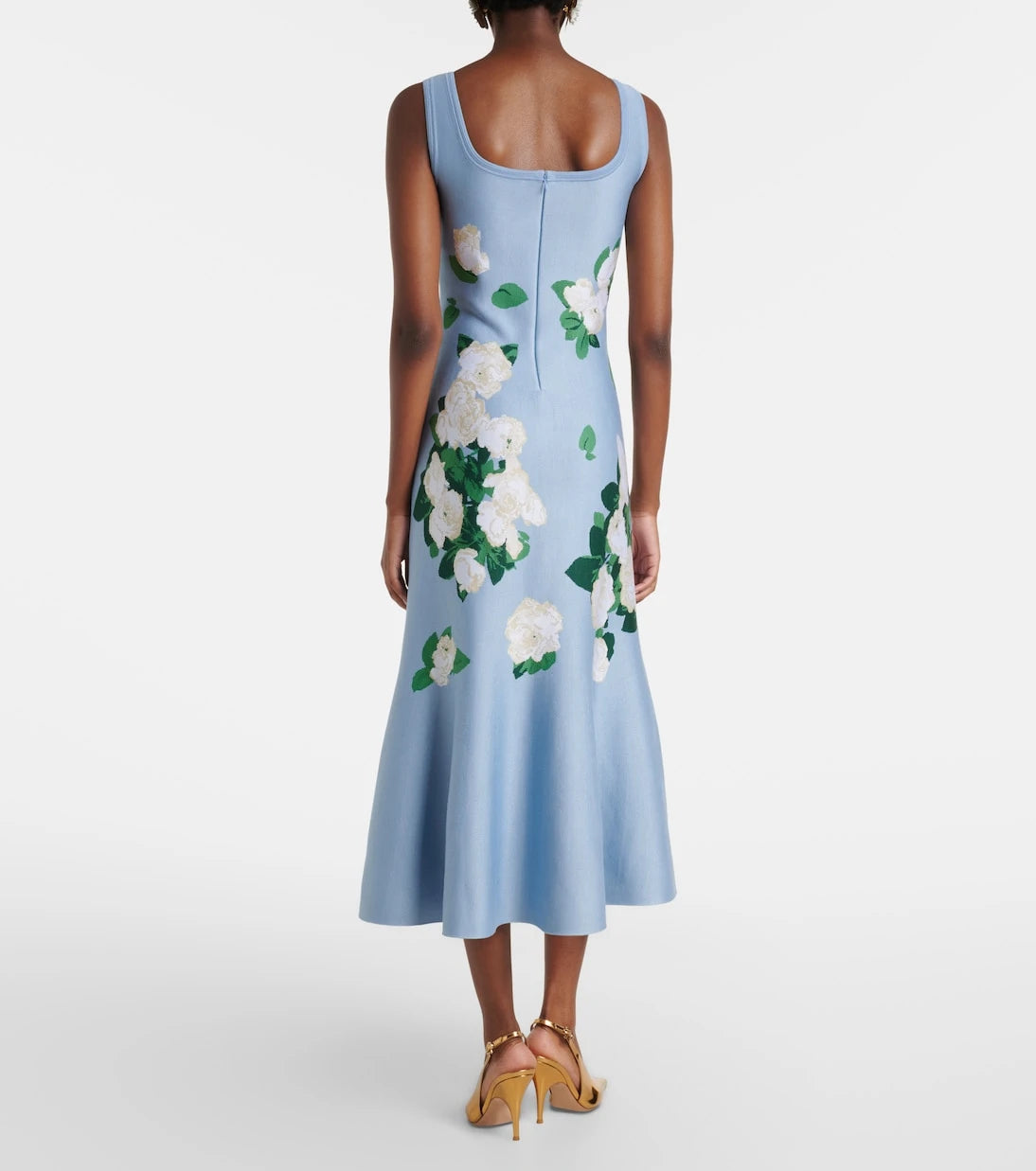 Carolina Herrera - Floral silk-blend midi dress