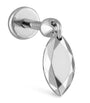 Faceted Marquise Threaded Charm Single Earring (6.5mm)