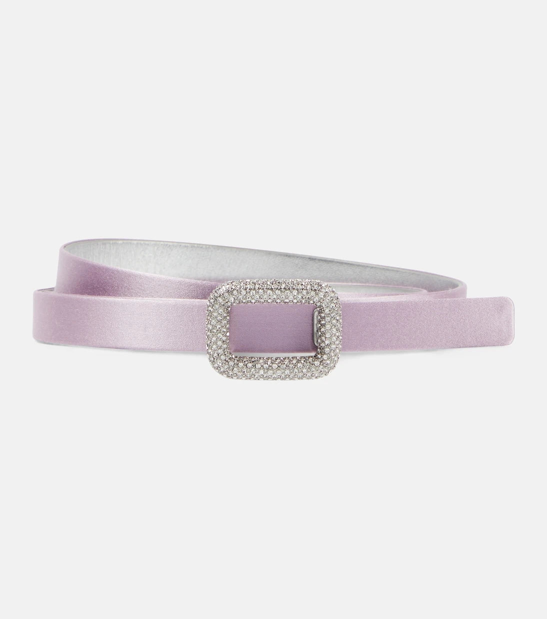 Roger Vivier - Viv' Choc embellished satin belt
