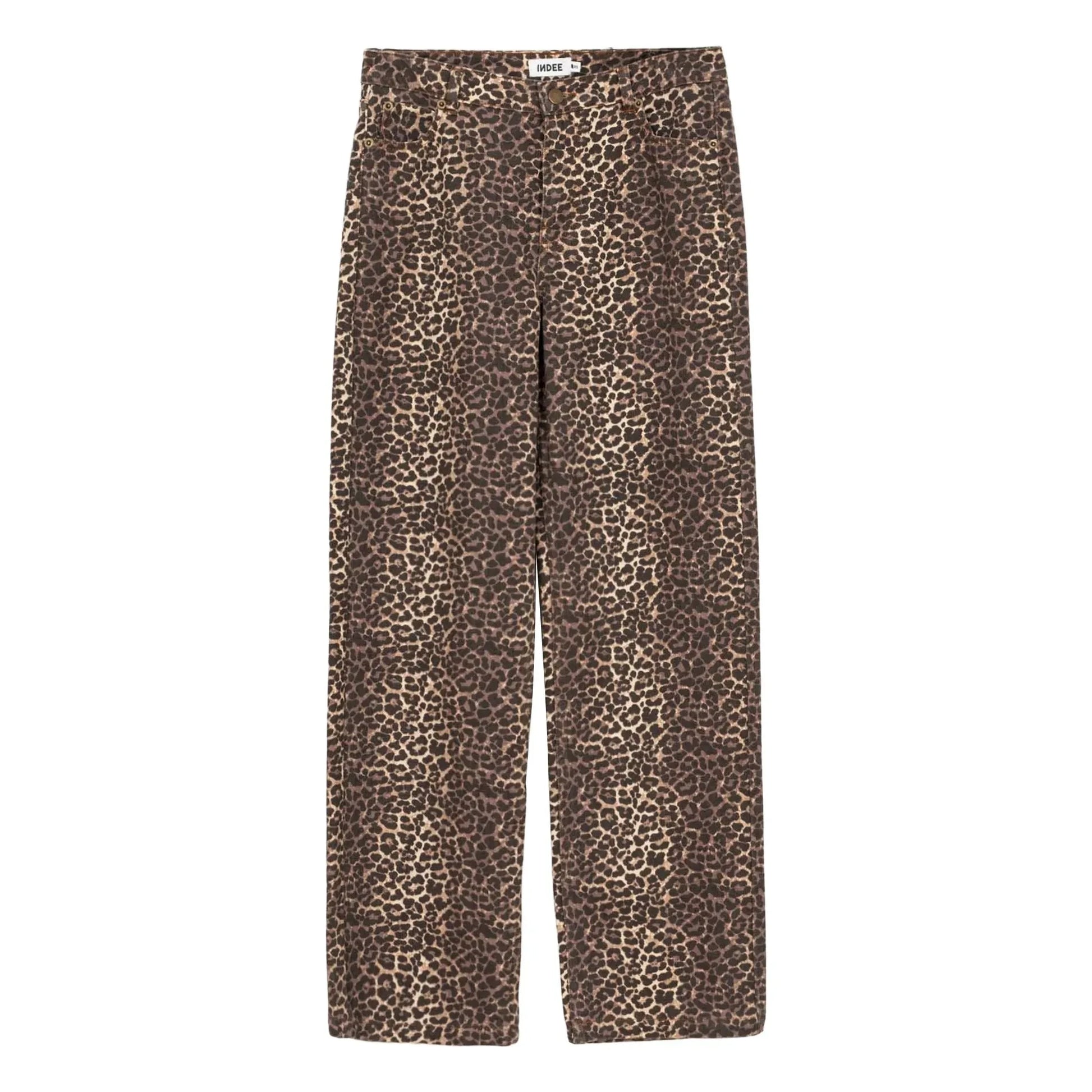 Indee - Leopard Tonic Jeans | Brown