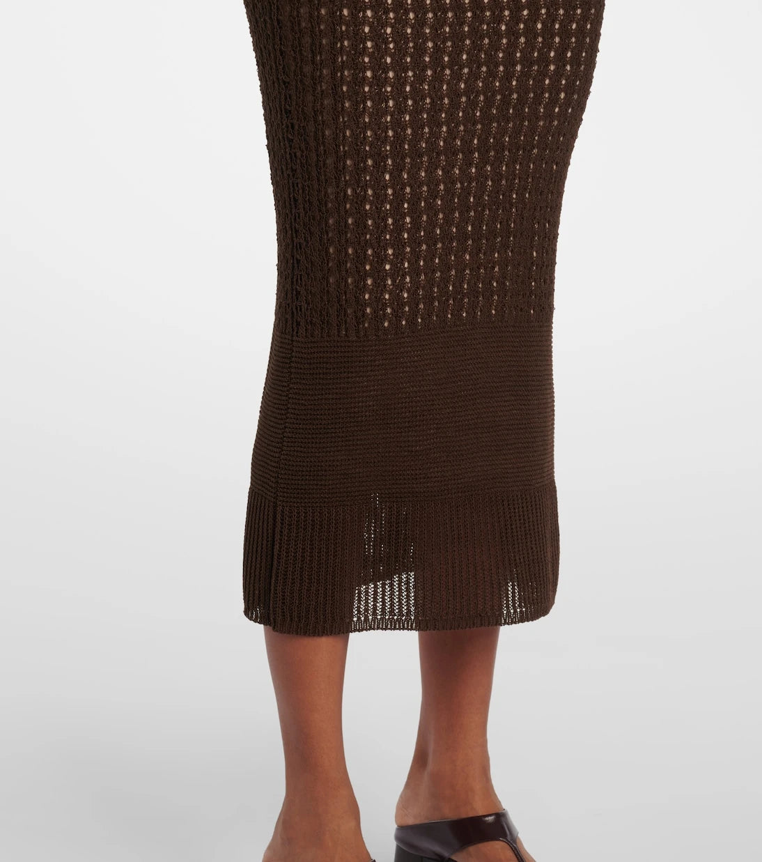Max Mara - Valois knitted cotton-blend maxi dress
