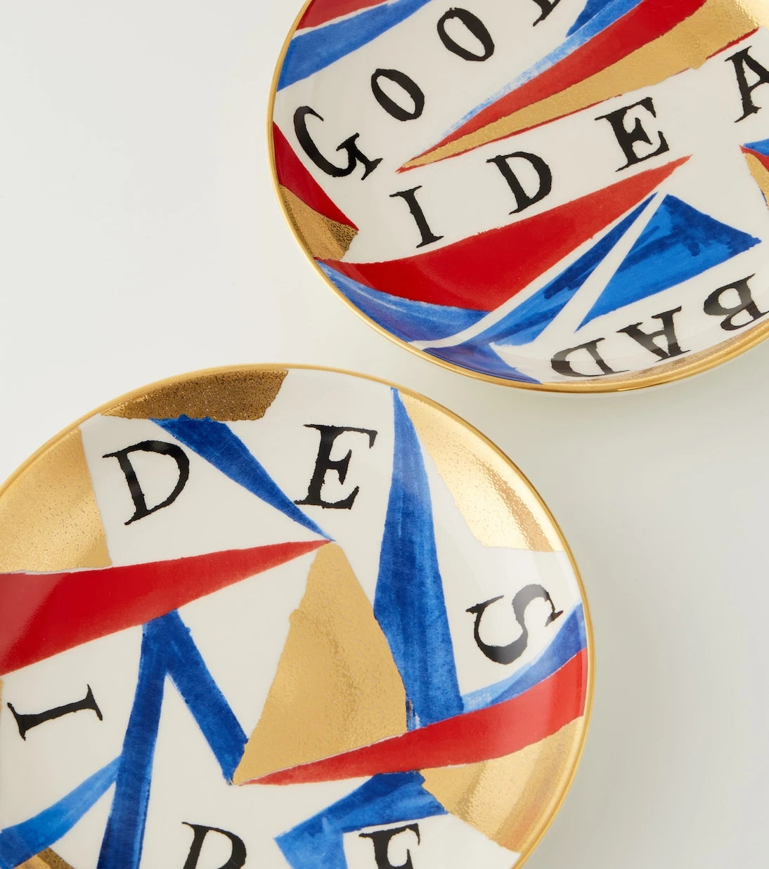 L'Objet - x Ruan Hoffmann Good/Bad Idea porcelain plate