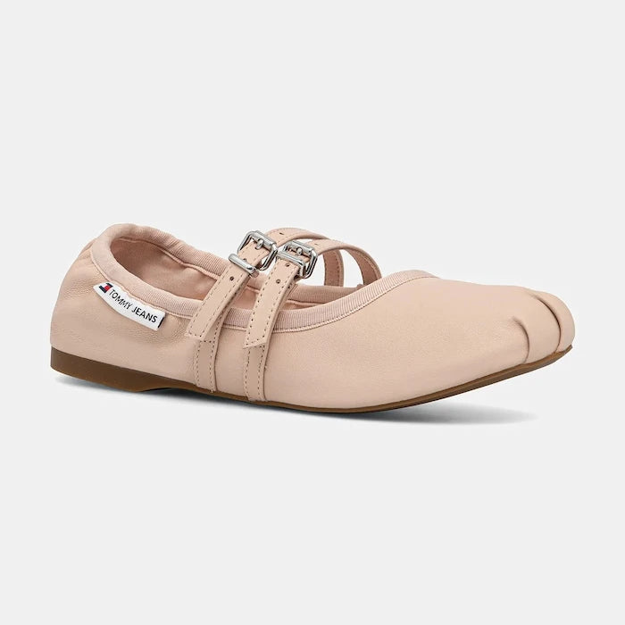 Кожени балеринки Tommy Jeans BALLERINA