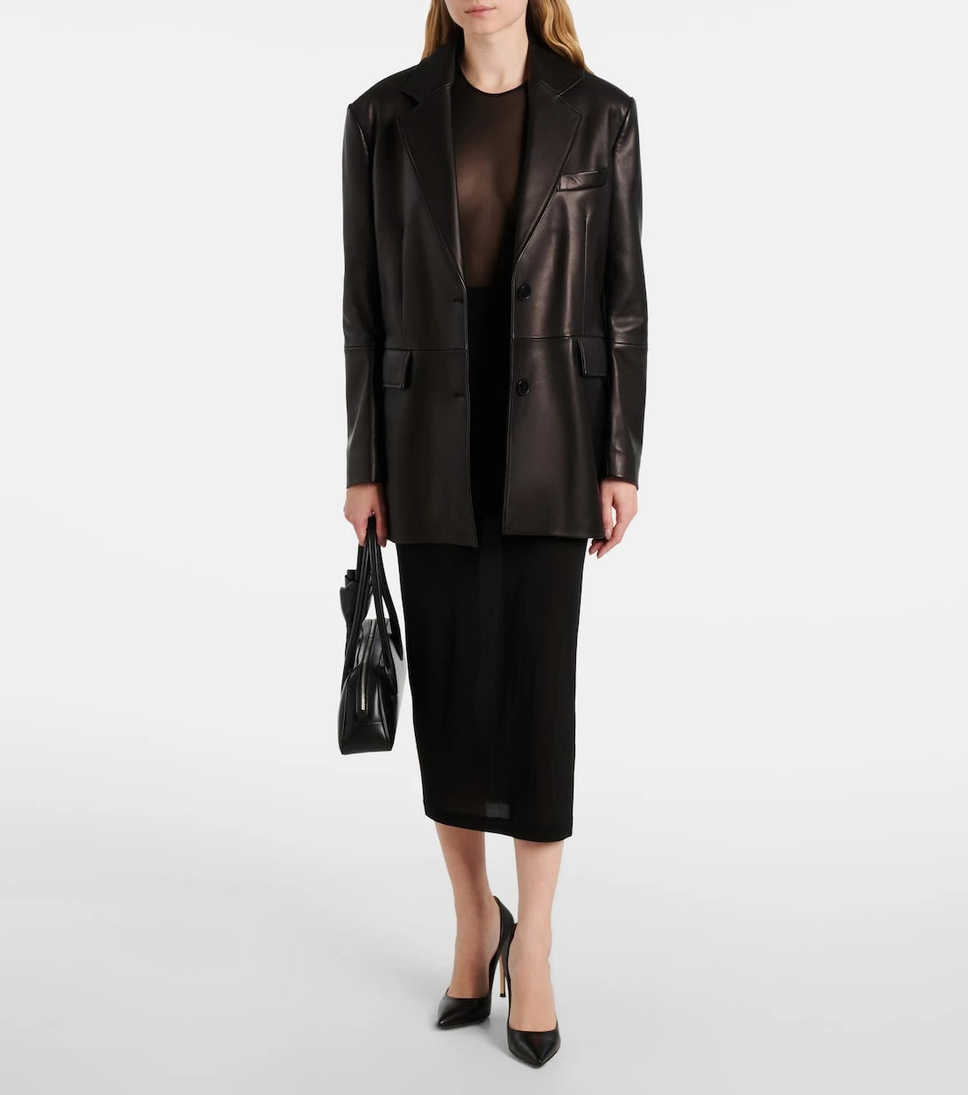 Wardrobe.NYC - Sheer technical bodysuit