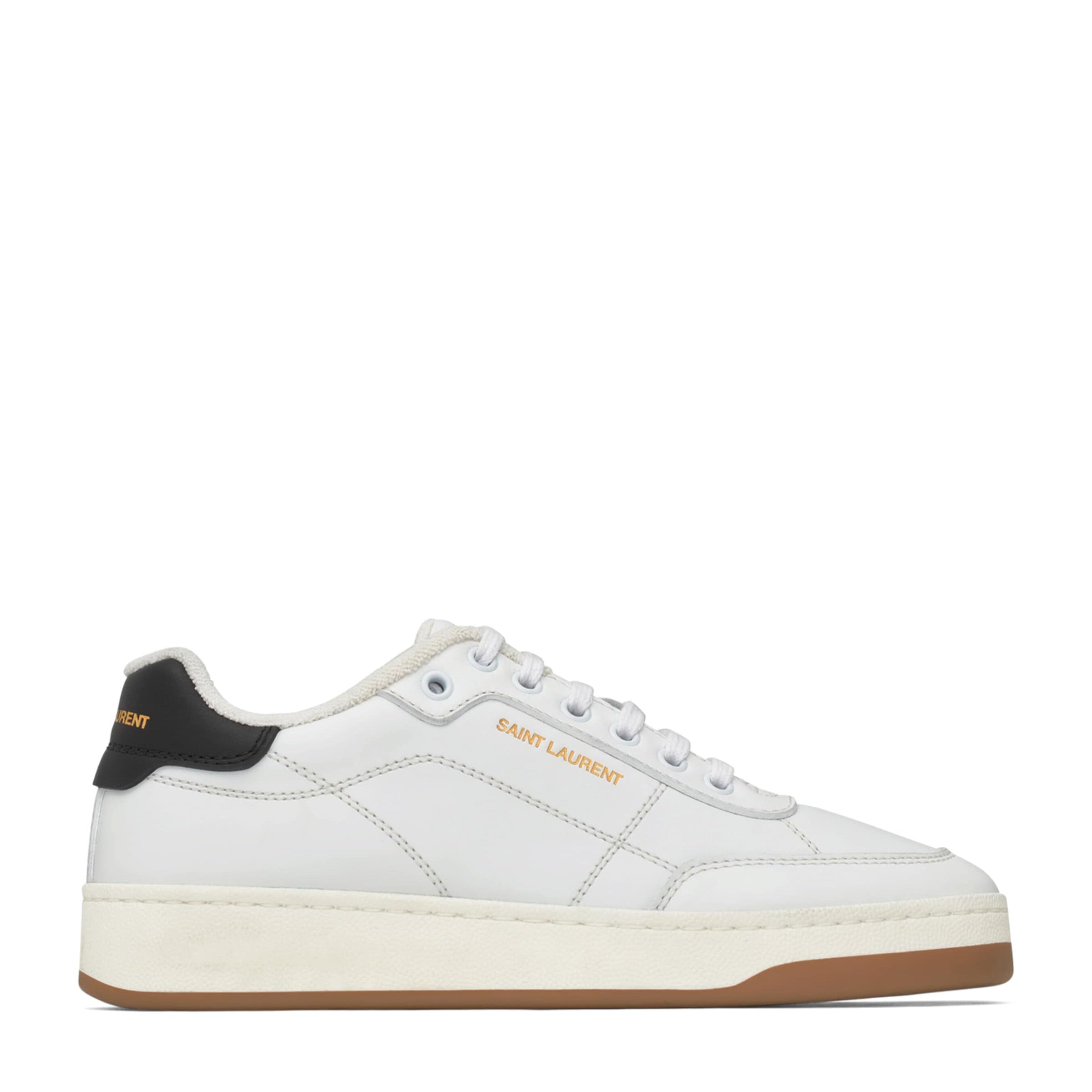 Saint Laurent Leather SL/61 Low-Top Sneakers