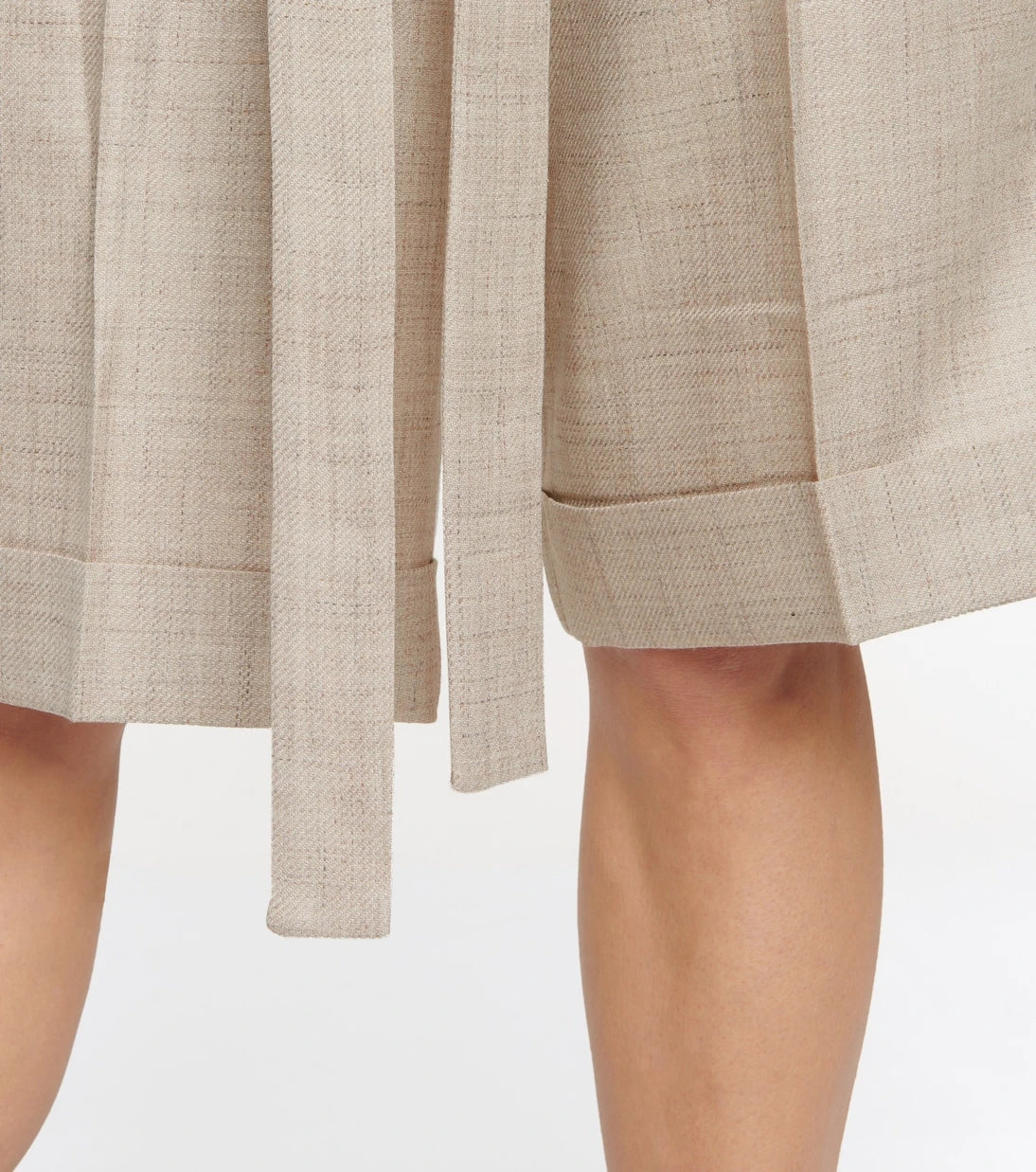Gabriela Hearst - Judy wool, silk and linen shorts