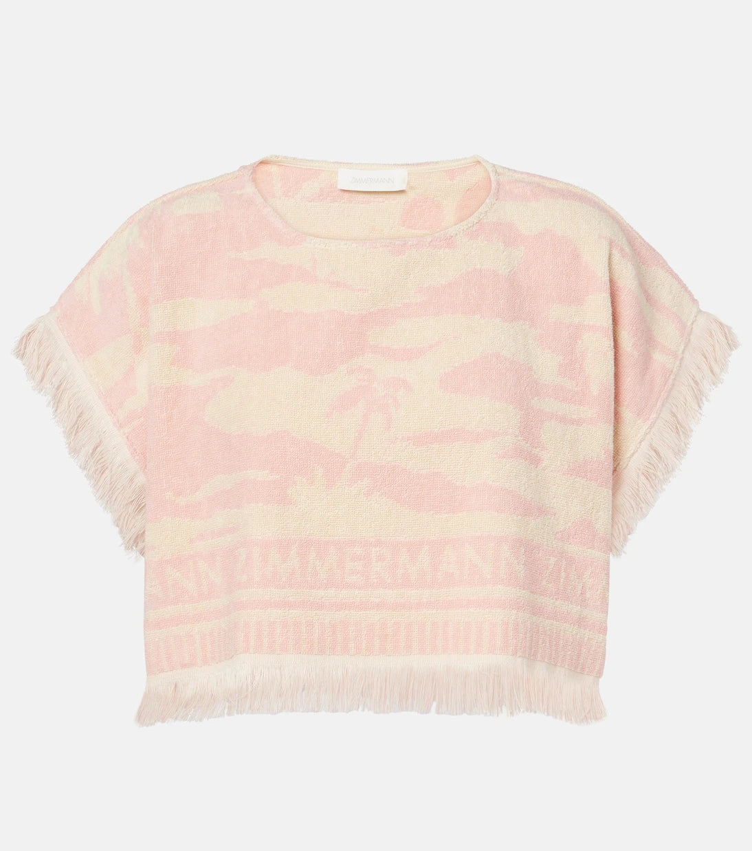 Zimmermann - Maxine pamuklu havlu crop top