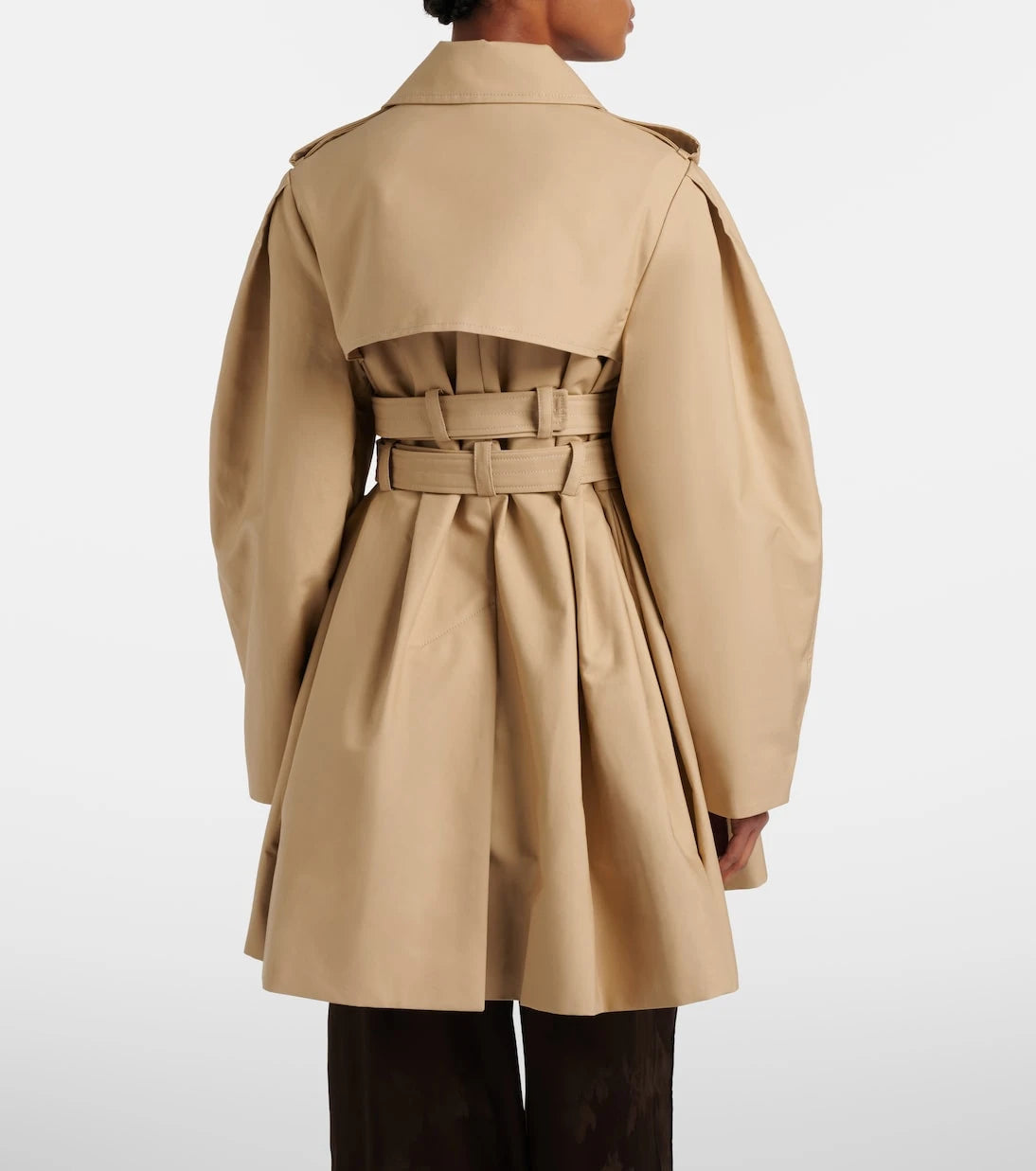 Ganni - Cotton trench coat