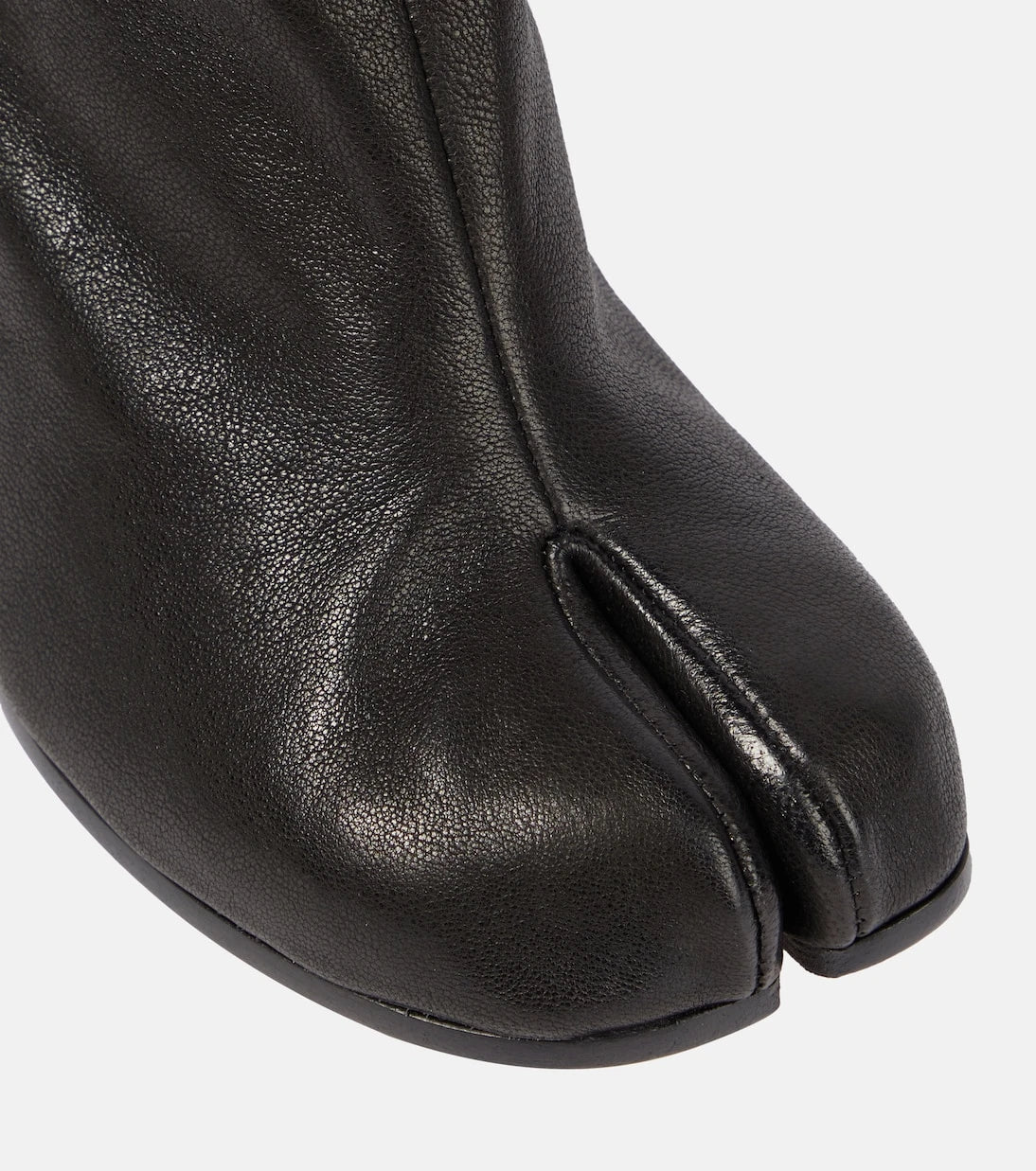 Maison Margiela - Tabi leather ankle boots