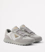 Prada Grey Suede and Re-Nylon Prax 2.0 Sneakers
