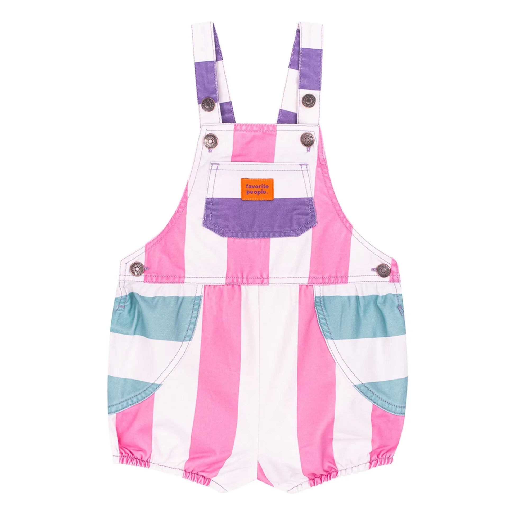 Favorite People - Amore Striped Playsuit | Pink