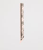 Burberry Pink Silk Check Knight Skinny Scarf