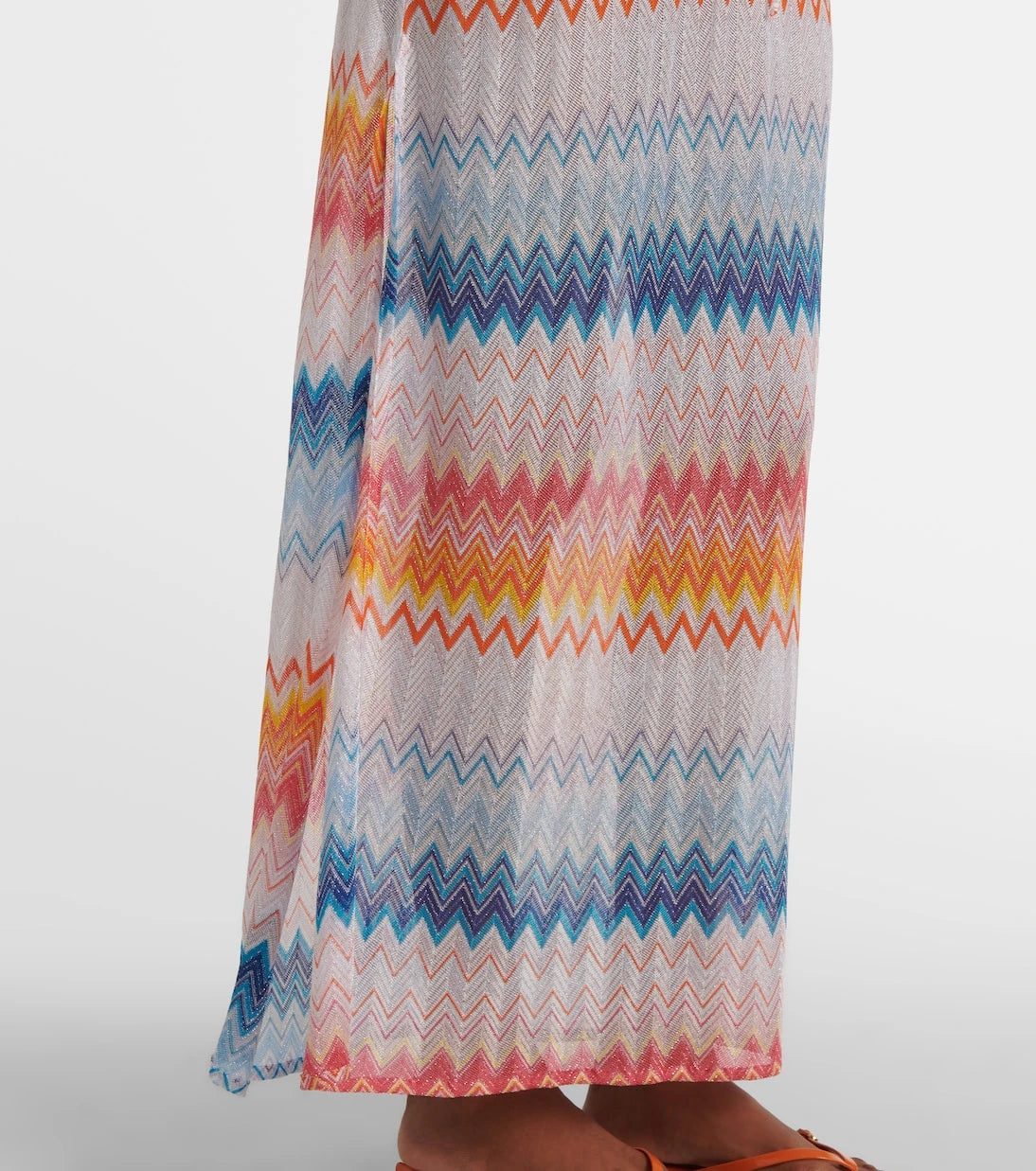 Missoni - غطاء شاطئ محبوك بتدرجات لونية