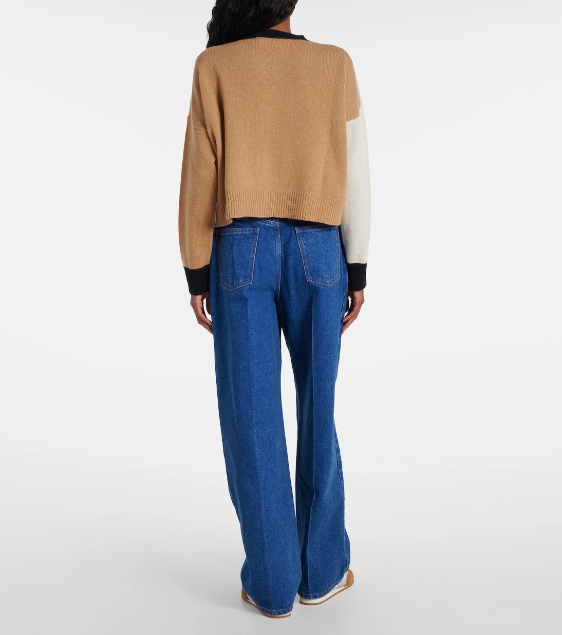 Marni - Colorblocked cashmere cardigan
