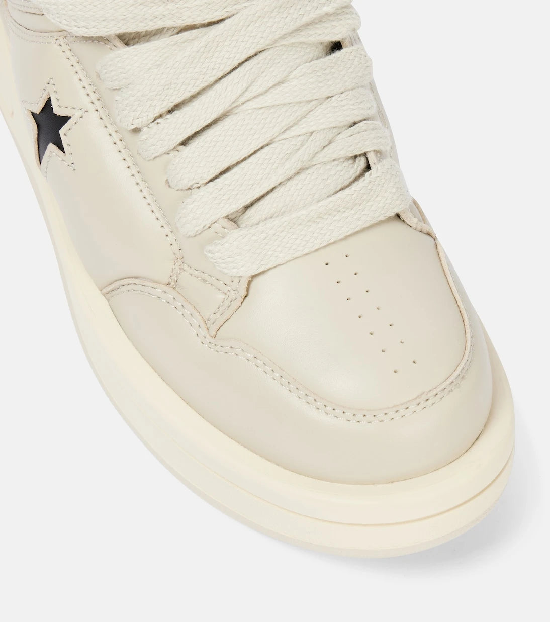 Rick Owens - x Converse Turbowpn leather sneakers