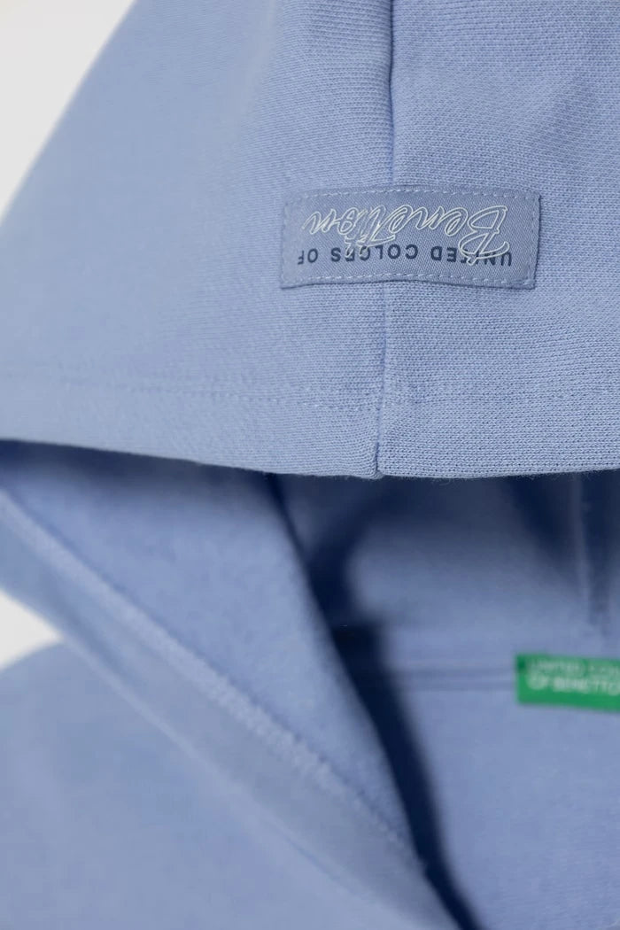 United Colors of Benetton Pamuklu Çocuk Fermuarlı Sweatshirt