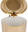 Cylinder Gold-Plated Pedal Bin