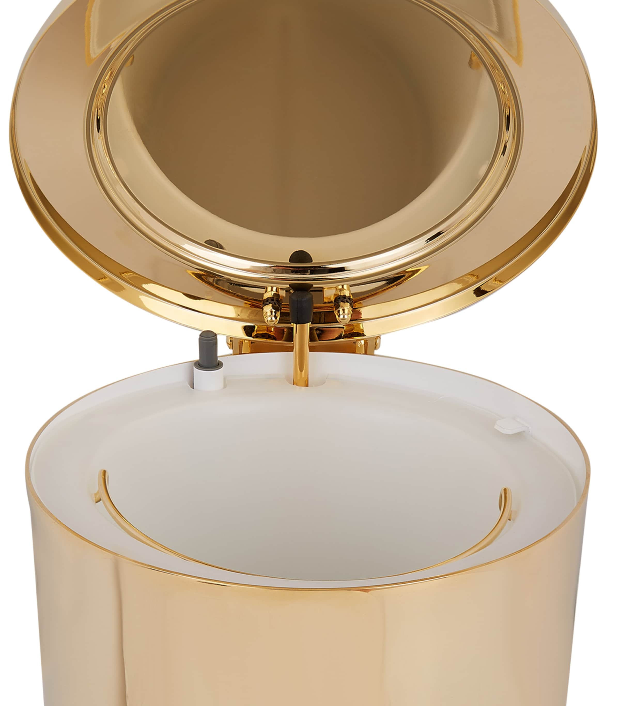 Cylinder Gold-Plated Pedal Bin